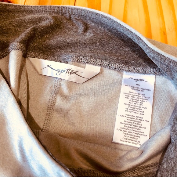 X by Gottex Women Gray/Silver Active Pants Sz M. - Picture 4 of 11